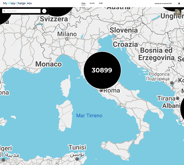 Public charging network for hybrid cars – Alfa Romeo